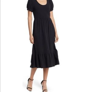 MAISIE puff sleeve midi